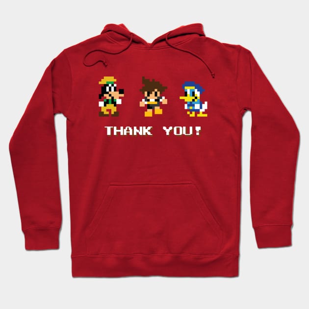 Kingdom Hearts Thank You Hoodie by inotyler